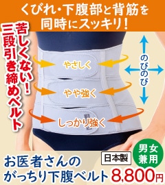 お医者さんのがっちり下腹ベルト