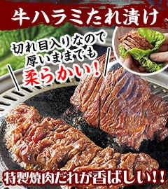 牛ハラミたれ漬け 3袋セット