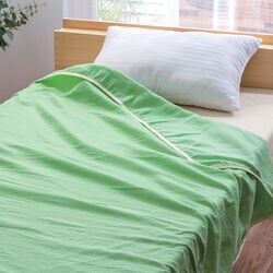 衣替え最適❗️日本製 三河木綿ガーゼケット（2組） 三河木綿2重織ガーゼケット(パープル): 寝具／はぴねすくらぶ