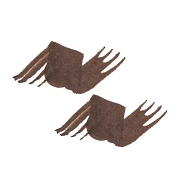 ダークブラウン/2本組