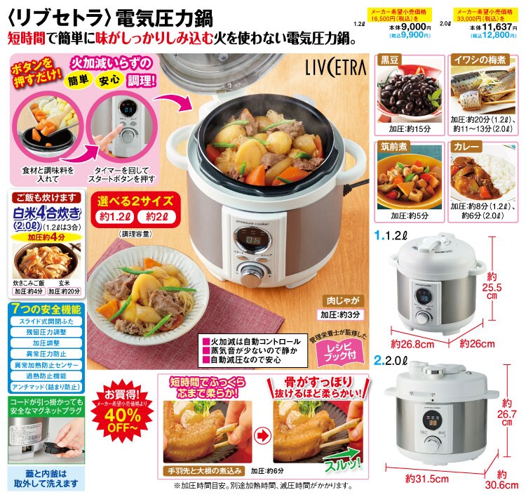 小型電気圧力鍋 1 2l キッチン はぴねすくらぶ 小型電気圧力鍋 1 2l キッチン はぴねすくらぶ