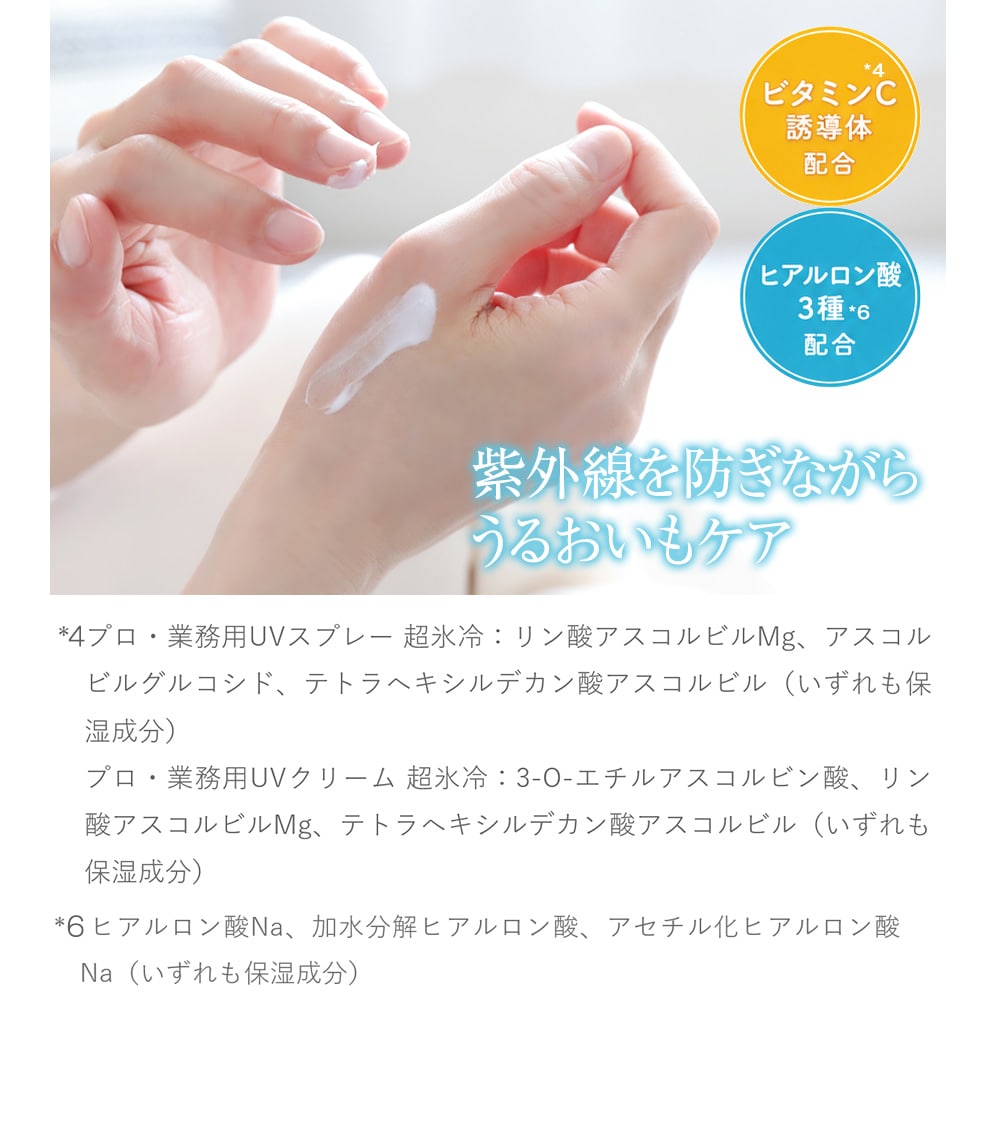 ヤーマン プロ・業務用UVクリーム超氷冷2本＆UVスプレー超氷冷1本