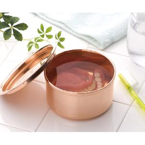 純銅製入れ歯ポットるんるん