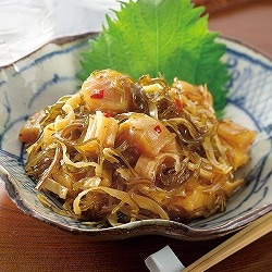 干し貝柱で作った松前漬け 4袋セット