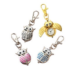 ふくろう時計キーホルダー