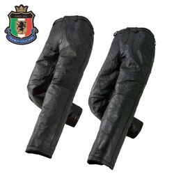 フランコ・コレツィオーニ 高級ラム革パッチワークパンツ