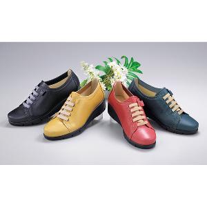 牛革ソフト伸びゴムシューズ