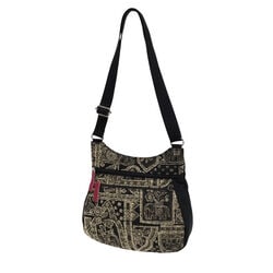 京都三昌 フロッキープリントバッグ