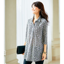 セオ・アルファ ピンタックデザインチュニック