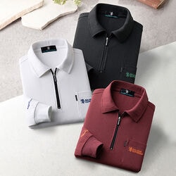 サルーンエクスプレス シルキーストライプ長袖シャツ3色組