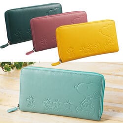 スヌーピー スマホが入る多機能財布