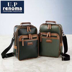 ユーピー レノマ 豊岡製防水素材使用高品質ショルダーバッグ(ブラック