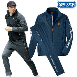 アウトドア 寒い冬も快適スポーツジャージスーツ