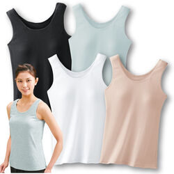 ブラカップ付タンクトップ4色組