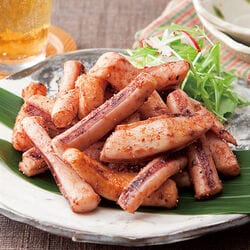 いか辛子明太子焼き