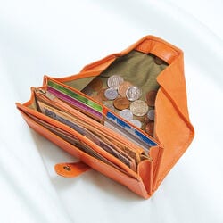 ズッケロ 牛革ガバッと開く長財布