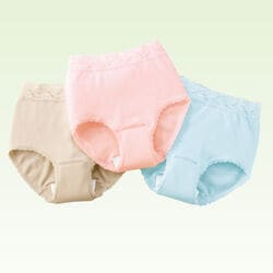 綿100％失禁ソフトガーゼショーツ3色組