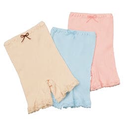 やみつき のびのび三分丈ショーツ3色組