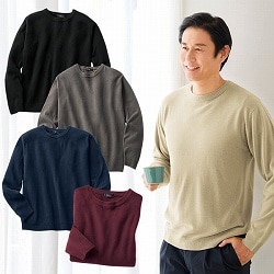 カシミヤタッチ柔らかセーター