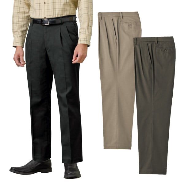 秋冬版！裾上げ済コットンスラックス3色組