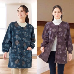 和柄ロング丈かっぽう着