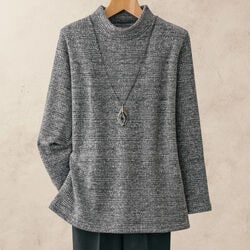 裏起毛プリントプルオーバー