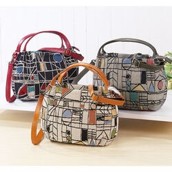 ラビリンスジャカード手提げ