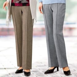 ツィード調トラベルパンツ