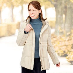 軽くてあたたかキルティングダウン