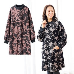 のびのび楽ちん裏起毛かっぽう2色組