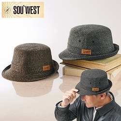 サー・ウェスト ウール混アルペンハット