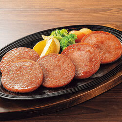 切れてるハムステーキ