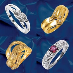 エレガントデザインリング