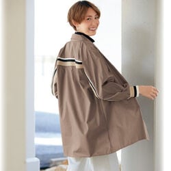 カラーライン使いシャツチュニック