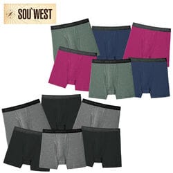 サー・ウェスト 紳士綿混ニットトランクス6枚組
