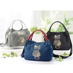 ネコのキラキラ2WAYバッグ