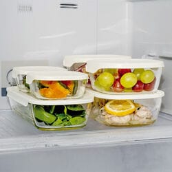 耐熱ガラスコンテナ 6個セット