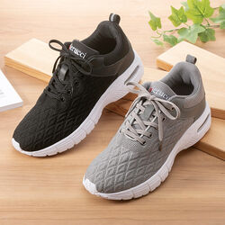 ピエルッチ 紳士エアチューブ入ニットシューズ2色組