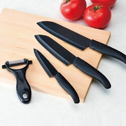 ブラックナノセラミック包丁セット
