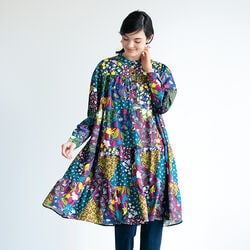 カラフルプリントワンピース