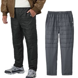 中わたキルトストレートパンツ