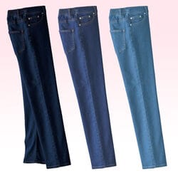 裏起毛あったかストレッチデニムパンツ