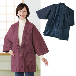 久留米織中わたあったか半天