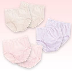 綿100ジャガードショーツ3色6枚組