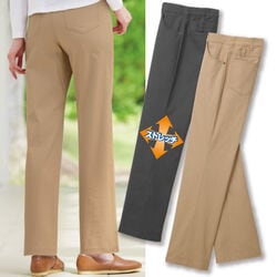 ストレートシルエットパンツ2色組