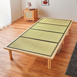 木製 畳ベッド 約140cm x 200cm ネルコンシェルジュ 畳ベッド 畳ステージベッド 日本製縁有り畳
