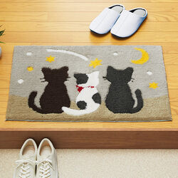 ふかふかアニマル玄関マット
