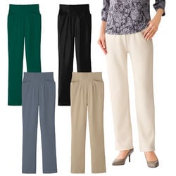 肌に優しいストレートパンツ