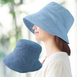 国産 岡山児島ダンガリー帽子