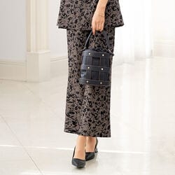 プリントセミワイドパンツ